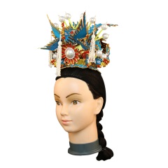 中原戏装戏曲佘太君老旦凤戏剧演出舞台京剧豫剧盔头饰老旦凤