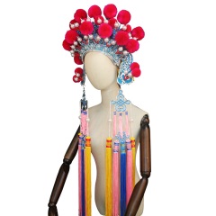 中原戏装戏曲七星列子京剧豫剧穆桂英盔头饰戏剧演出用品七星额子