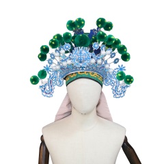 中原戏装软扎巾京剧服装戏曲用品戏曲服装戏剧用品武生武将大列子