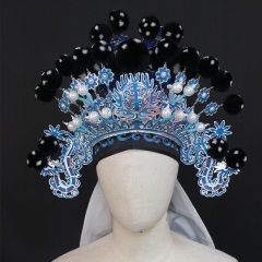 中原戏装软扎巾京剧服装戏曲用品戏曲服装戏剧用品武生武将大列子