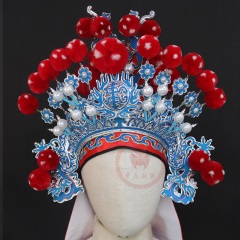 中原戏装软扎巾京剧服装戏曲用品戏曲服装戏剧用品武生武将大列子