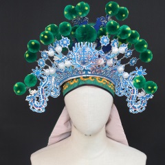 中原戏装软扎巾京剧服装戏曲用品戏曲服装戏剧用品武生武将大列子