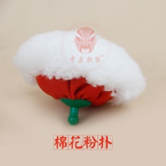 中原戏装戏曲化妆粉扑化妆棉戏剧化妆用品海绵圆形勾手棉花散粉扑