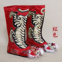 中原戏装川剧变脸盘金虎头靴虎头鞋子戏曲戏剧舞台表演变脸专用鞋