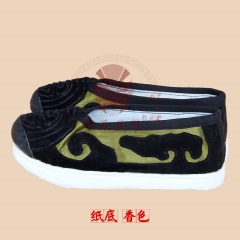 中原戏装京剧戏曲夫子里福字履老生鞋老旦鞋子戏鞋戏剧用品夫子履