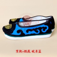 中原戏装京剧戏曲夫子里福字履老生鞋老旦鞋子戏鞋戏剧用品夫子履