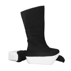 中原戏装三义斋纸底高靴北京工艺厚底纸鞋戏曲京剧纸靴子官靴朝靴