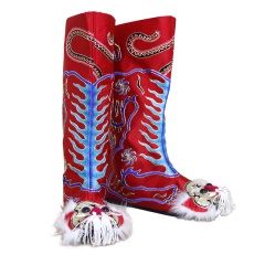 中原戏装川剧变脸虎头靴虎头鞋子变脸道具戏曲剧舞台表演变脸专用