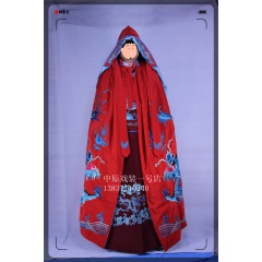 中原戏曲戏剧京剧服装演出服装龙斗篷 龙披风 变脸斗篷披风送风帽
