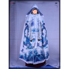 中原戏曲戏剧京剧服装演出服装龙斗篷 龙披风 变脸斗篷披风送风帽