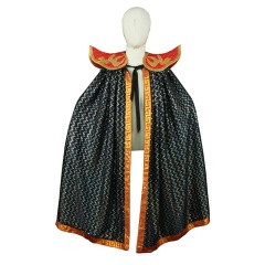 中原戏装川剧变脸披风亮片斗篷变脸服装变脸道具变脸火焰翘肩披风