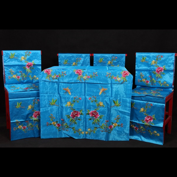 中原戏装戏曲桌椅披桌椅搭京剧婺豫剧戏剧用品婚庆桌布绣花桌椅披