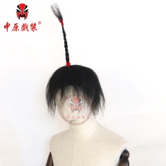 中原戏装戏曲戏剧假发朝天辫小仓娃小辫子双簧辫子演出用品冲天辫
