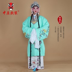 中原戏装金领菊花女披戏曲服装舞台演出古装影视花旦青衣软绉女披