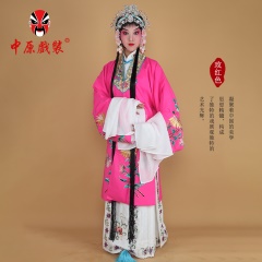 中原戏装金领菊花女披戏曲服装舞台演出古装影视花旦青衣软绉女披