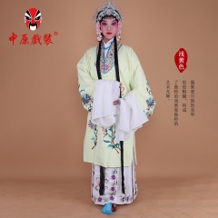中原戏装金领菊花女披戏曲服装舞台演出古装影视花旦青衣软绉女披