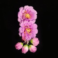 中原戏装戏曲鬓花京剧耳边绢花戏剧小姐头饰青衣花旦新款菊花头花