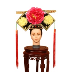 中原戏装戏曲戏剧盔帽舞台演出古装影视剧清朝贵妃娘娘皇后大旗头