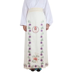 中原戏装京剧戏剧戏曲服装旦角仿手绣鱼鳞马面裙软绉高档游园腰包