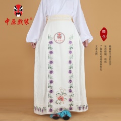 中原戏装京剧戏剧戏曲服装旦角仿手绣鱼鳞马面裙软绉高档游园腰包