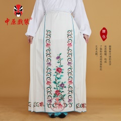 中原戏装京剧戏剧戏曲服装腰包马面裙青衣花旦老旦角绣花裙子素裙